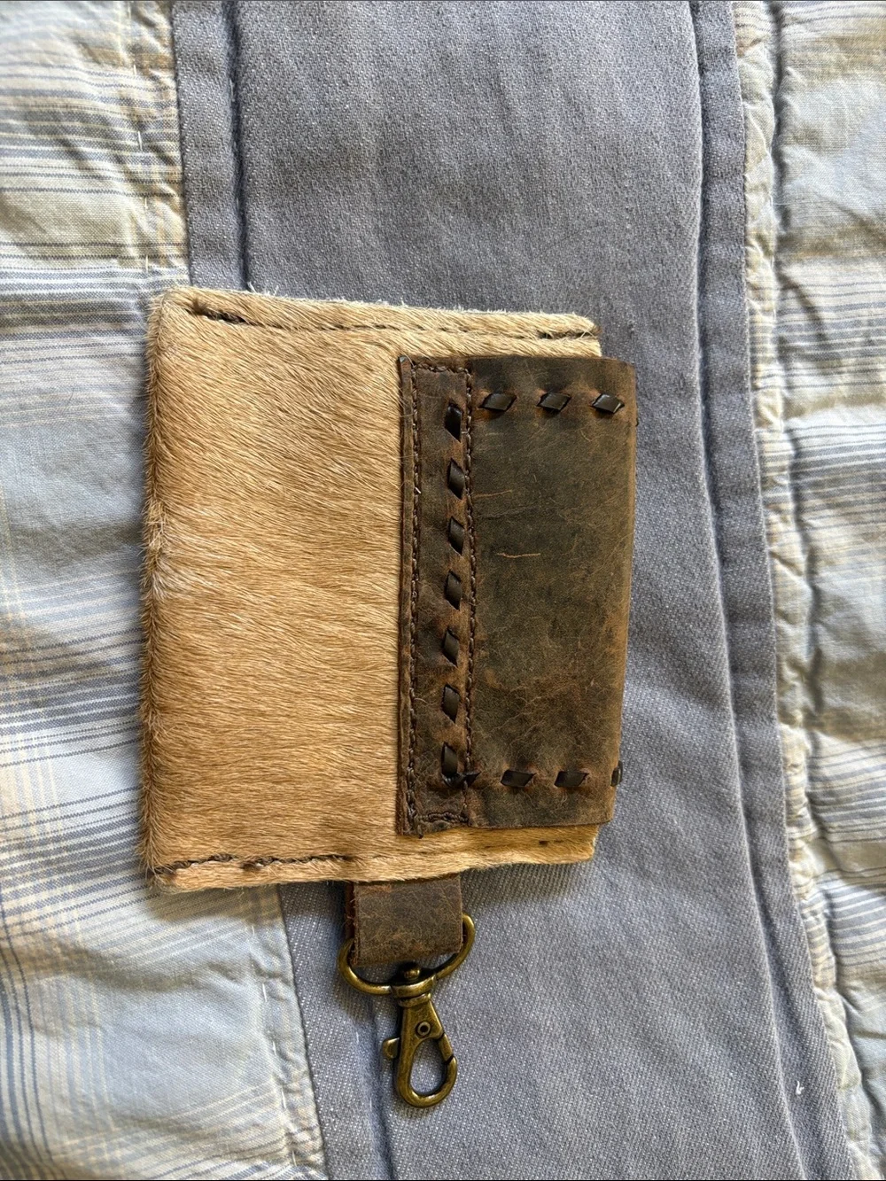 Leather Mule money pouch